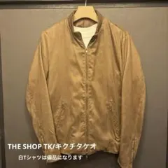 THE SHOP TK /キクチタケオ/ワールド　スエード風 ジップアップ Ｍ