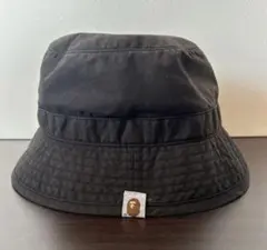 AAPE BY A BATHING APE バケットハット 黒 L - メルカリ