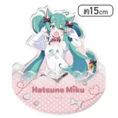 初音ミク　猫耳Tシャツ　BIGスイングアクリルスタンド　新品未開封・匿名配送