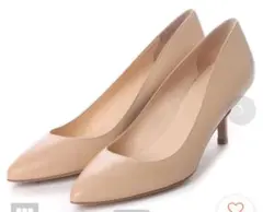 ファビオルスコーニ ポインテッドトゥ パンプス ベージュ 37.5 24.5