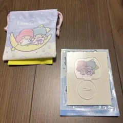 サンリオ セリア プチ巾着 アクリルスタンド リトルツインスターズ