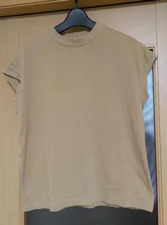 無印良品　スモーキーブラウン フレンチスリーブ Tシャツ Mサイズ