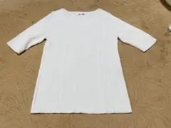 gu リブニットセーター