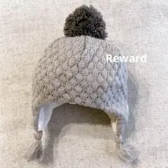 cottoli ベビー ボンボン ニット帽 48cm 赤ちゃん 帽子