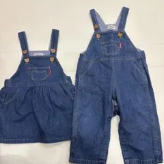 HOT BISCUITS デニムオーバーオール 90cm