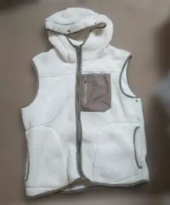 メンズ ベスト フード付き M