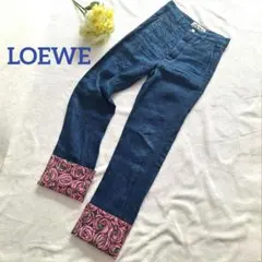 LOEWE ロエベ フィッシャーマン デニム パンツ 花柄 リネンのサムネイル