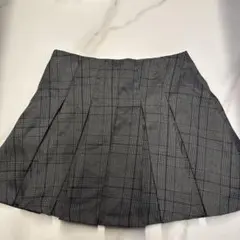 【GRL】インパン裏地付きチェック柄プリーツミニスカート[ai133]