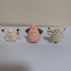 初期　モンコレ ピクシー＆ピッピ＆ピィ　ポケモン　フィギュア