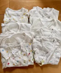 ベビー肌着 8枚セット 50〜60