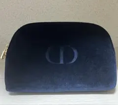 Dior ベルベットポーチ ネイビー ノベルティ