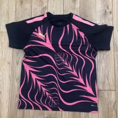 PUMA サッカーシャツ 黒/ピンク 140