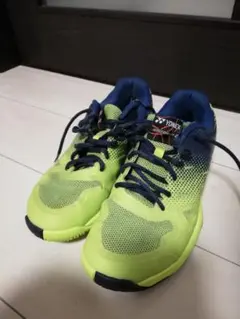 YONEX バドミントンシューズ イエロー/ネイビー　27センチ