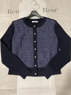 新品同様♡Reneルネ♡リボン付き ロングニットカーディガン ライトブルー 34 楽天市場】rene ルネ（カーディガン・ボレロ｜トップス