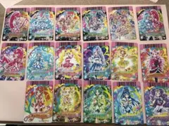 【値下げ】プリキュアデータカードダス　46枚セット
