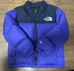 THE NORTH FACE 700 ダウン 紫/黒　キッズ　4T 100cm