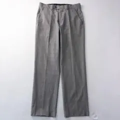 ビンテージ古着00sとろみ ドレープ チェック クラシック トラッド スラックスのサムネイル