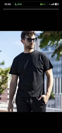 1PIU1UGUALE3 RELAX Tシャツ ブラックのサムネイル