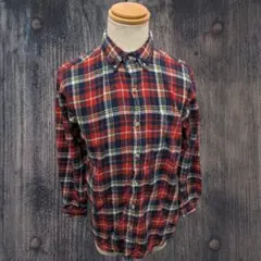 RED HEAD レッドヘッド フランネルシャツ M レッド系 チェック 長袖