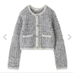 FRAY I.D　ツイードニットカーディガン