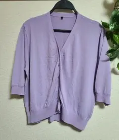 K-516　カーディガン/ラベンダー/4L