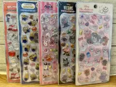 t*n様 プチドロップステッカー ディズニー ５枚セット