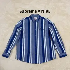 Supreme NIKE ストライプシャツ Mサイズ