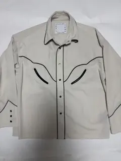 cullni jieda STUDIOS 別注 ウエスタンシャツ グレー