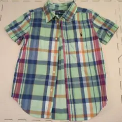 Ralph Lauren 半袖シャツ 120/60 チェック柄