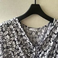 美品⭐︎ EGERIE PARIS エジェリ　ジャージワンピース 七分袖のサムネイル