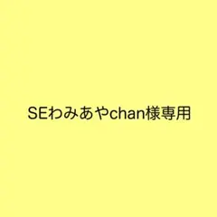SEわみあやchan様専用