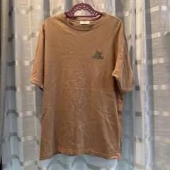 SM2 Tシャツ ブラウン ピザ刺繍のサムネイル