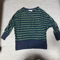 n'Or LABEL ボーダー カットソー ネイビー グリーンのサムネイル