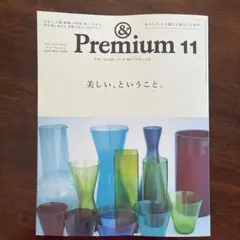 最新号　& Premium 2025年　11月 アンドプレミアム