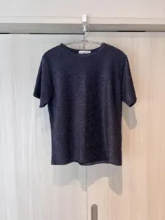 SENSE OF PLACE ネイビーラメ半袖Tシャツ