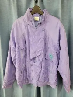 パープル ナイロンジャケット Mサイズ