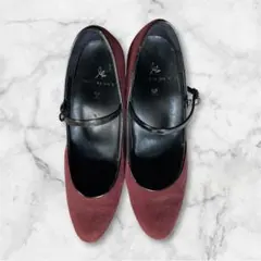 【23cm】Wacoal Success Walk ワインレッド ★美品