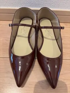 LE TALON ワインレッド ポインテッドトゥ 23cm