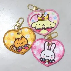 サンリオ ポムポムプリン タグキーホルダー キーホルダー ベーグル パウダー