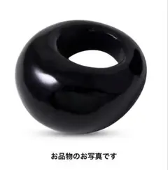 オニキス　donut ring 天然石 リングのサムネイル