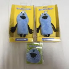 パペットスンスン セブンイレブン ぬいぐるみキーホルダー　ぬいぐるみバッジ　3点