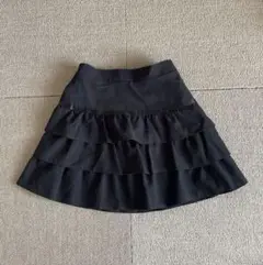 ブラックフリルスカート 120cm