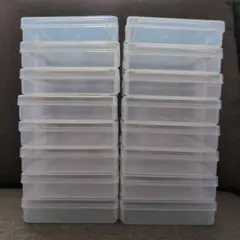 透明プラスチック収納ボックス16個セット