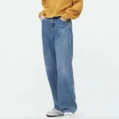 UNIQLO バギージーンズ（丈標準76cm） 24サイズ