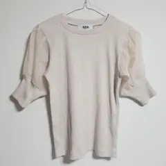 AZUL BY MOUSSY　半袖ニット　シースルー袖　サイズS