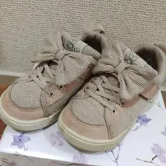IFME　CALIN リボン付き スニーカー18センチ