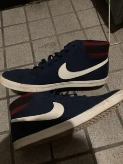 Nike ネイビー ハイカットスニーカー 9.5 US
