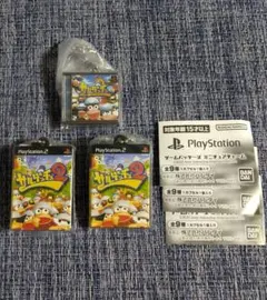 PlayStationゲームパッケージミニチュアチャーム サルゲッチュ