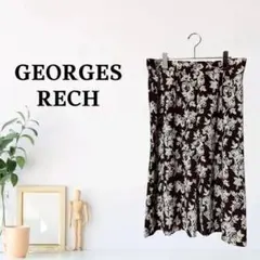 zB1333【M】ジョルジュ・レッシュ（GEORGES RECH） ロング 花柄のサムネイル