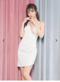 キャバドレス ホワイト ミニ